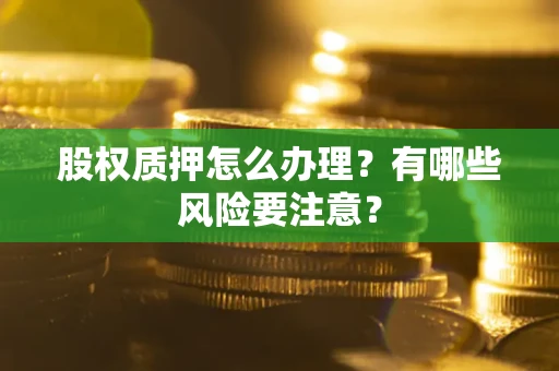 济南股权质押怎么办理？有哪些风险要注意？