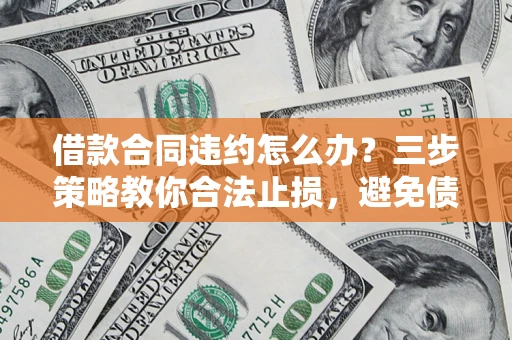 济南借款合同违约怎么办？三步策略教你合法止损，避免债务危机升级