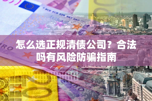 济南怎么选正规清债公司？合法吗有风险防骗指南
