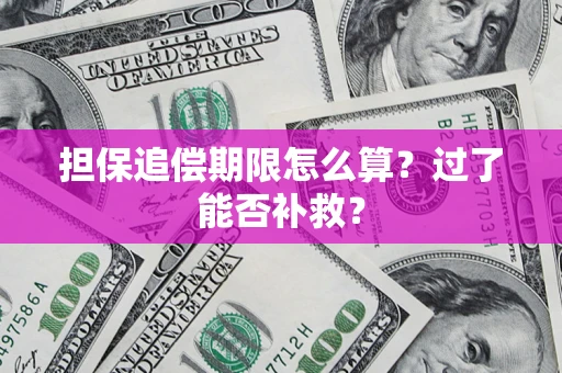 济南担保追偿期限怎么算？过了能否补救？