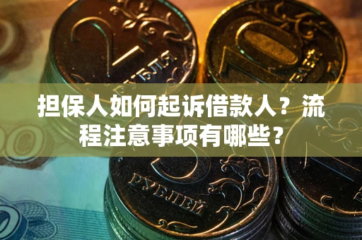 济南担保人如何起诉借款人？流程注意事项有哪些？